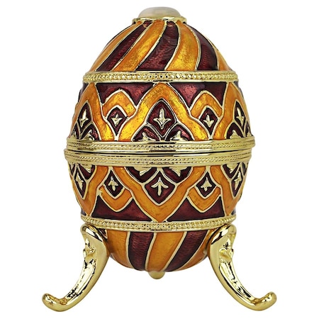 Decorative Enameled Egg: Feodorovna